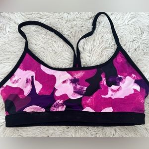 Fabletic flower print sports bra